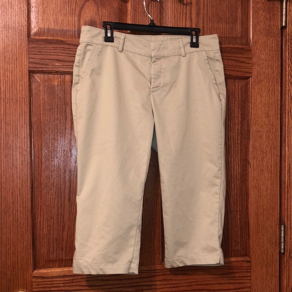 Khaki Capri Pants - Picture 1 of 4